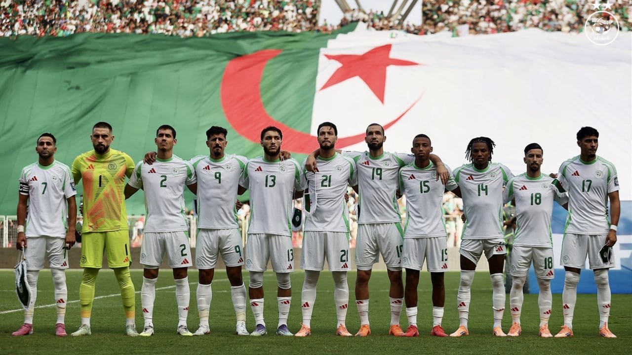 team photo for Algeria