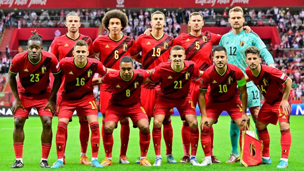 team photo for Bélgica