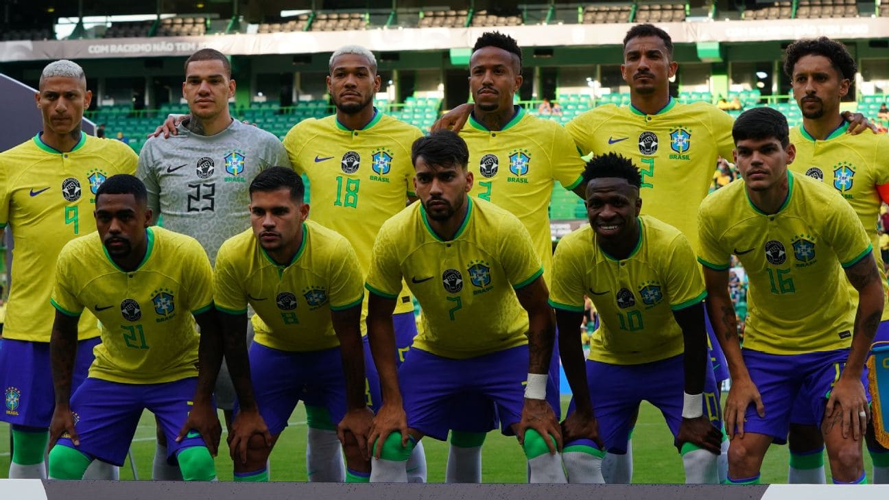team photo for Brasil