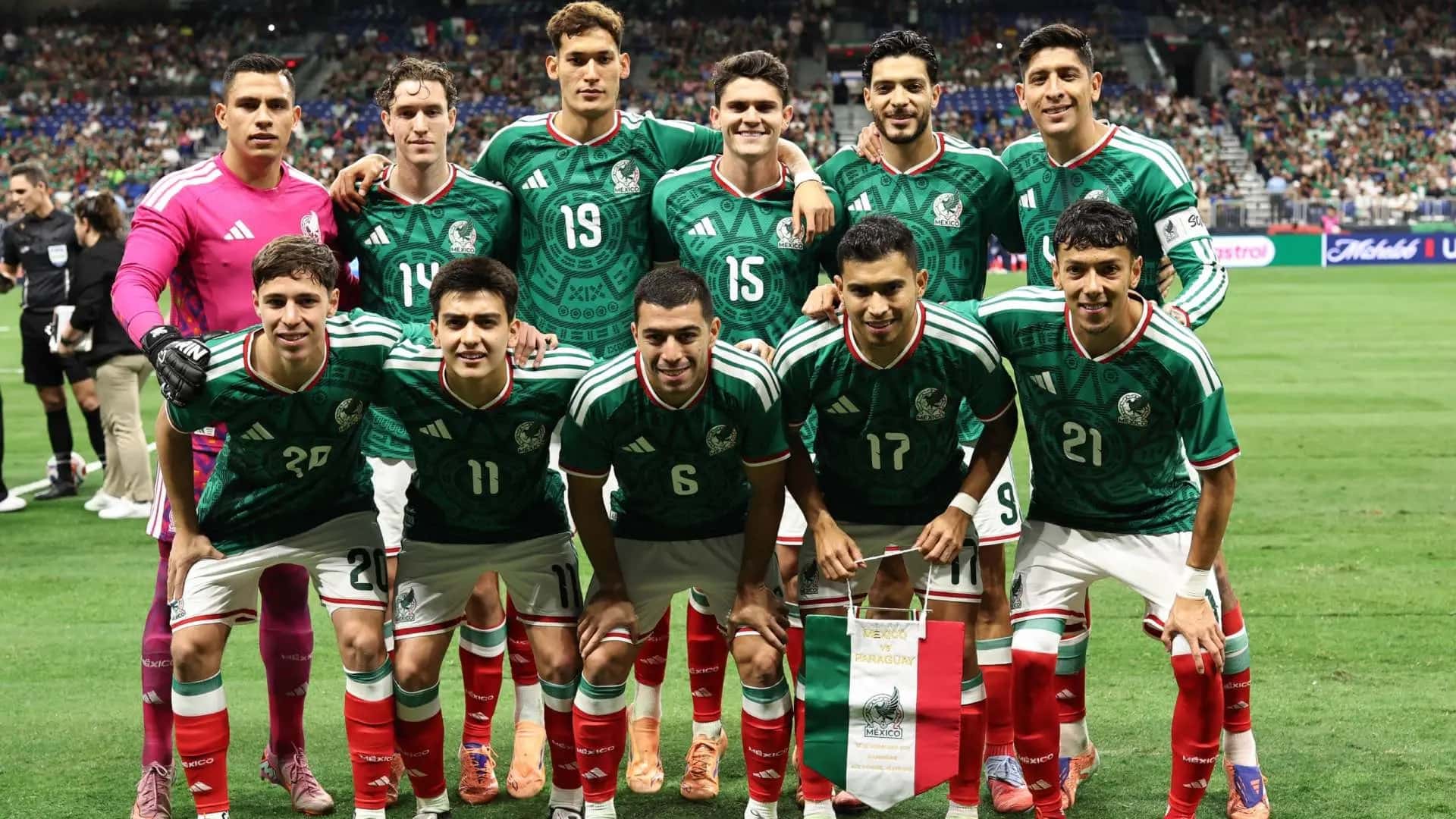 team photo for México