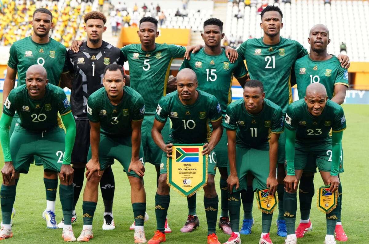 team photo for Sudáfrica