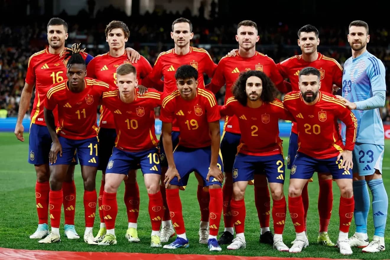 team photo for España