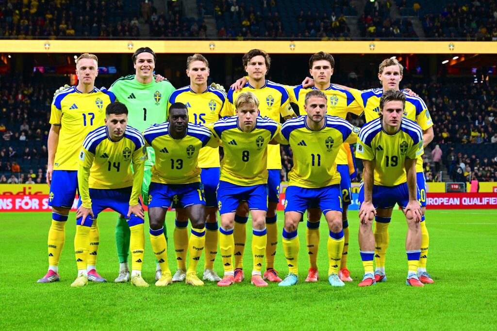 team photo for Suecia